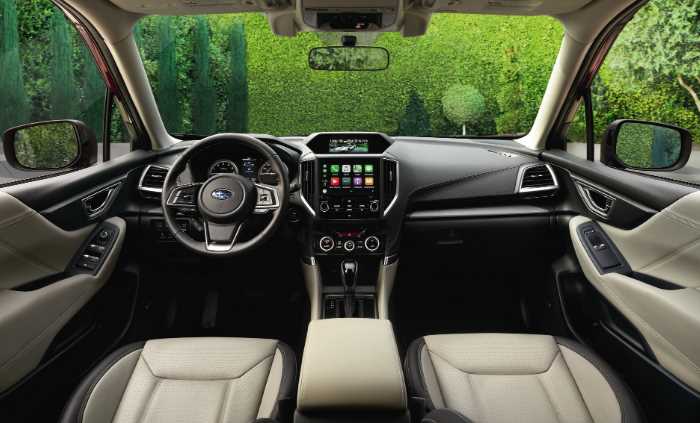 New 2022 Subaru Forester Hybrid Interior