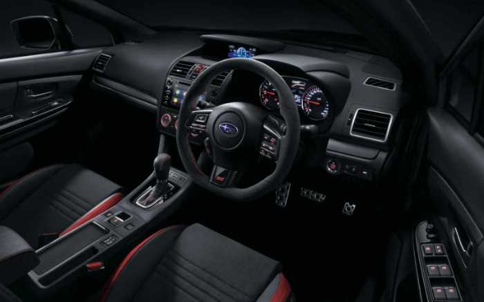 New 2022 Subaru STI Price Interior