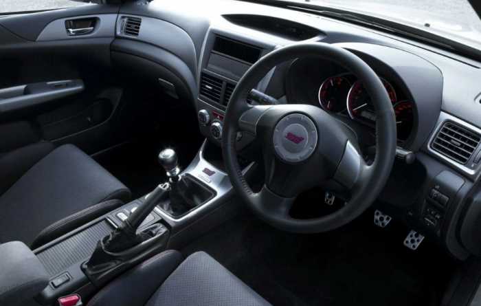New Subaru WRX STI 2022 Interior